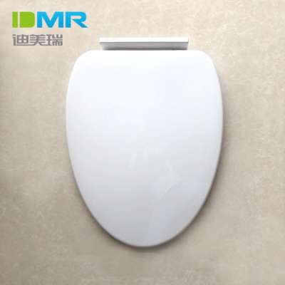 Duroplast plastic closed front v shape 18 inches elongated toilet seat lid toilet seat soft close