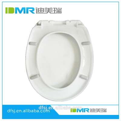 one button quick release round rectangular poly resin toilet seat